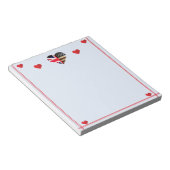 Amerikaanse vlag beest Romantic Notitieblok (Schuin)