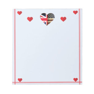 Amerikaanse vlag beest Romantic Notitieblok