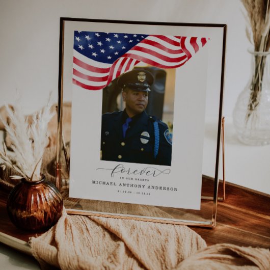 Amerikaanse vlag begrafenis voor altijd in ons har