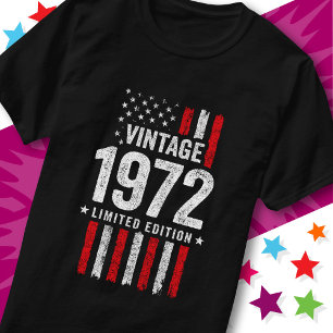 Amerikaanse Vlag Beperkte Editie Sterren Vintage 1 T-shirt