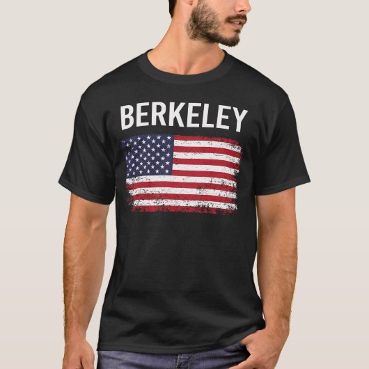 Amerikaanse Vlag Berkeley T-shirt (Voorkant)