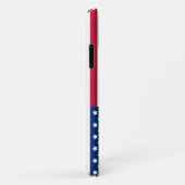 Amerikaanse vlag - Beschermende patriottische tele Case-Mate iPhone Case (Achterkant/rechts)