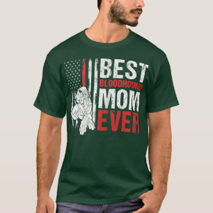 Amerikaanse vlag Best Bloodhond Ma Ever Patriotic T-shirt