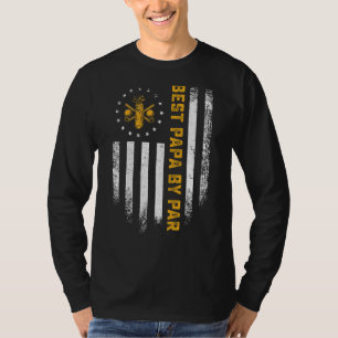  Amerikaanse vlag Best Papa van Par Funny G T-shirt