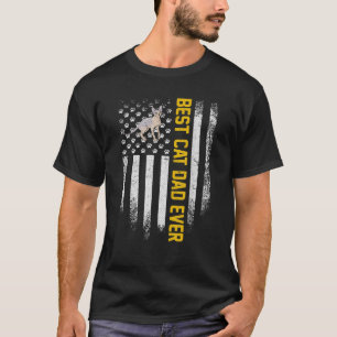  Amerikaanse vlag Best Sphynx Cat Pap Ever T-shirt