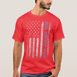 Amerikaanse vlag BEST TOP POP EVER voor mannen Fat