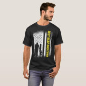 Amerikaanse vlag beste dove vader t-shirt (Voorkant volledig)