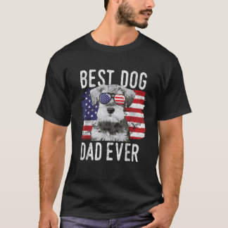 Amerikaanse vlag beste hond vader ooit miniatuur s t-shirt