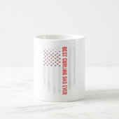  Amerikaanse vlag beste kromming D Koffiemok (Center)