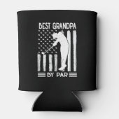 Amerikaanse vlag beste opa door par blikjeskoeler (Achterkant)