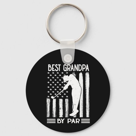 Amerikaanse vlag beste opa door par sleutelhanger (Voorkant)