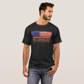 -Amerikaanse vlag Beste Stepdad Ever Vader T-shirt (Voorkant volledig)