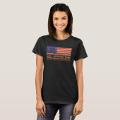 -Amerikaanse vlag Beste Stepdad Ever Vader T-shirt (Voorkant volledig)