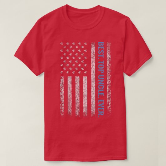 Amerikaanse vlag Beste TOP UNCLE Ooster Fathers Da (Design voorkant)