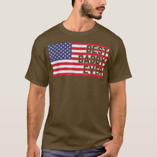 Amerikaanse vlag Beste vader ooit Patriottische pa T-shirt