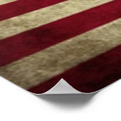 Amerikaanse vlag - Betekenis van kleuren Poster (Hoek)