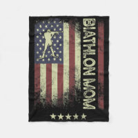 Amerikaanse vlag - Biathlon Mom 1