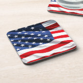 Amerikaanse vlag bier onderzetter (Linkerzijde)