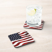 Amerikaanse vlag bier onderzetter (Rechterzijde)