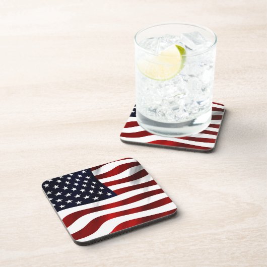 Amerikaanse vlag bier onderzetter (Rechterzijde)