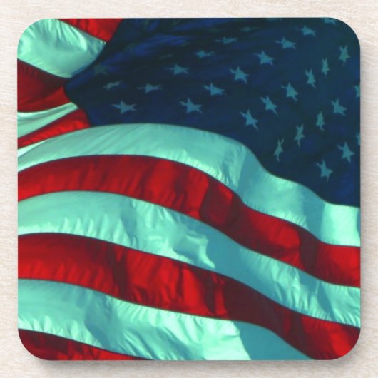 Amerikaanse vlag bier onderzetter (Voorkant)