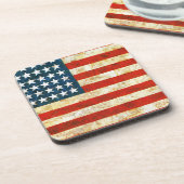 Amerikaanse vlag bier onderzetter (Linkerzijde)