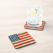 Amerikaanse vlag bier onderzetter (Rechterzijde)