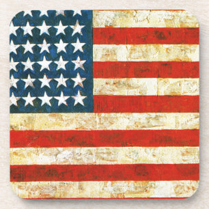 Amerikaanse vlag bier onderzetter