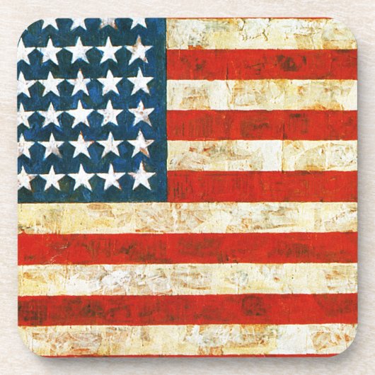 Amerikaanse vlag bier onderzetter (Voorkant)