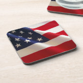 Amerikaanse vlag bier onderzetter (Linkerzijde)