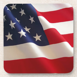 Amerikaanse vlag bier onderzetter