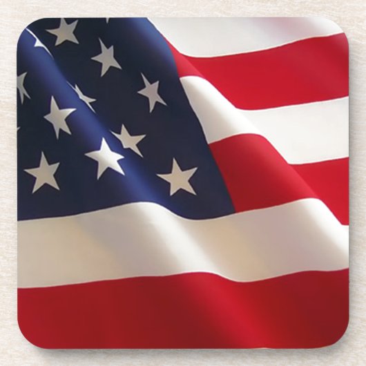 Amerikaanse vlag bier onderzetter (Voorkant)