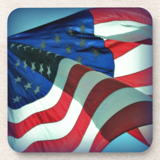 Amerikaanse vlag bier onderzetter (Voorkant)