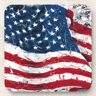 Amerikaanse vlag bier onderzetter