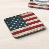  Amerikaanse vlag Bier Onderzetter (Linkerzijde)
