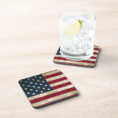  Amerikaanse vlag Bier Onderzetter (Rechterzijde)