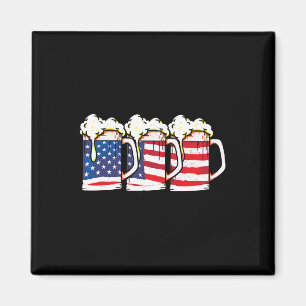 Amerikaanse vlag bierbrouwerij 4 juli magneet