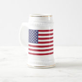 Amerikaanse vlag bierpul (Voorkant links)
