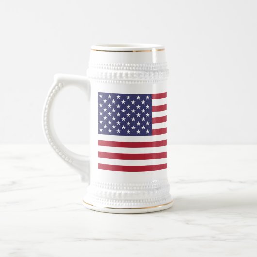 Amerikaanse vlag bierpul (Links)