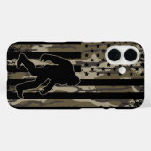 Amerikaanse vlag Bigfoot Bottom Land Camo Case-Mate iPhone Case (Achterkant (horizontaal))