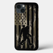 Amerikaanse vlag Bigfoot Bottom Land Camo Case-Mate iPhone Case (Achterkant)