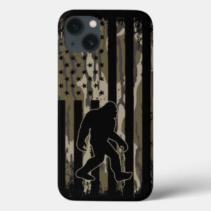 Amerikaanse vlag Bigfoot Bottom Land Camo Case-Mate iPhone Case