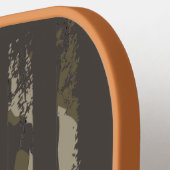 Amerikaanse vlag Bigfoot Bottom Land Camo Pickleball Paddle (Links Detail)