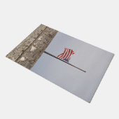 Amerikaanse vlag bij Half Mast (Verenigde Staten) Deurmat (Schuin)