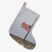 Amerikaanse vlag bij Half Mast (Verenigde Staten) Grote Kerstsok (Voorkant (Hangend))