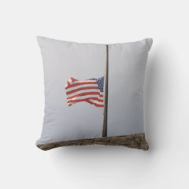 Amerikaanse vlag bij Half Mast (Verenigde Staten) Kussen