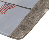 Amerikaanse vlag bij Half Mast (Verenigde Staten) Snijplank (Hoek)