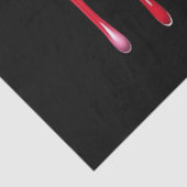 Amerikaanse vlag bijtende lippen ontkoppeling tissuepapier (Detail)
