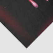 Amerikaanse vlag bijtende lippen ontkoppeling tissuepapier (Detail)