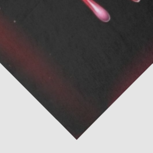 Amerikaanse vlag bijtende lippen ontkoppeling tissuepapier (Detail)